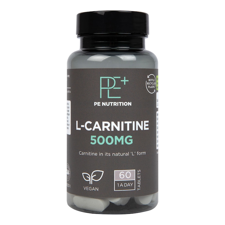 PE Nutrition L-Carnitine 60 Tablets 500mg